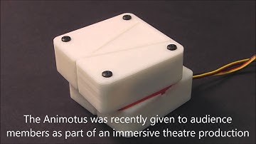 The Haptic Sandwich / Animotus shape changing navigation device