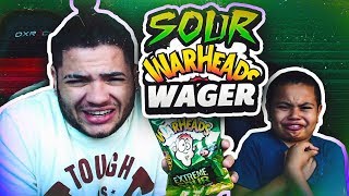1v1 9 YEAR OLD BROTHER VS MINDOFREZ! SOUR WAR HEAD CHALLENGE! *I ALMOST DIED! NOT CLICKBAIT NBA 2K18