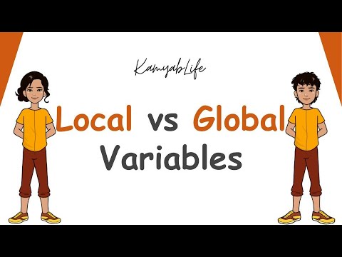 Week 5 - Lecture 3 - Local vs Global Variables - YouTube