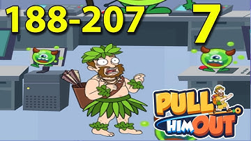 PULL HIM OUT - Walkthrough Levels 188-207 (Android,iOS) Gameplay Part 7