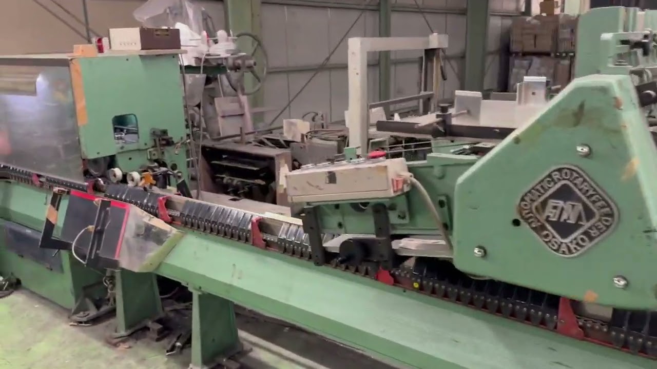 Osako 368 4+Cover Saddle Stitching Machine 100% used in