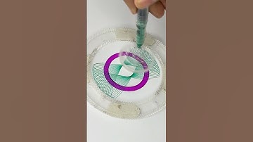 Creating Beauty Through Simple Circles #asmr #spirograph #art #shorts #2025 #usa #subscribe #relax