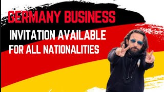 Germany Business Invitation Available For All Nationality