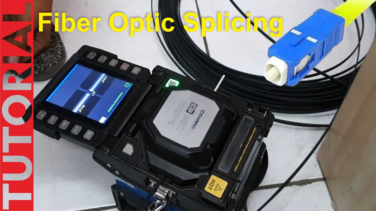 How To Splice Fiber Optic Cable YouTube