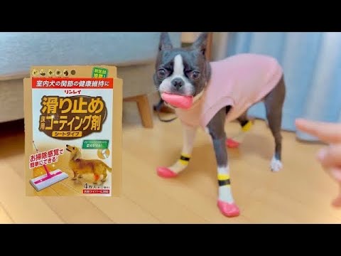 我が家の床滑り止め対策 行き着いたのはこれ♪【リンレイ滑り止めコーティング剤シートタイプ】