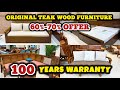 💥எல்லாமே Original African Teak Wood furniture | 100 years Warranty | Chennai Biggest Furniture shop 