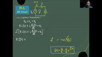 DC Response of RL Circuit in frequency domain using Laplace Transform - Derivation of Current