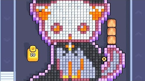 Pixel Flow Level 346. Walkthrough Gameplay 