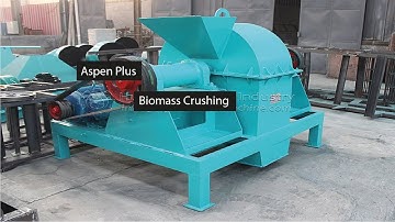 Aspen Plus Biomass Crushing