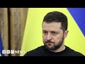 Ukraine's President Volodymyr Zelensky says the world will 'definitely overcome' Putin - BBC News