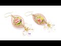 How-To Jewelry Tutorial: Secret Garden Tensha Earrings