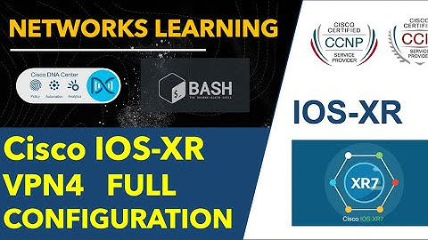 MPLS VPNv4 VRFs on Cisco XR