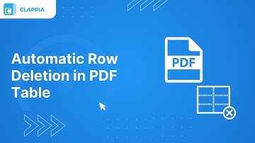 Flexible Tables in PDF ⢸ Clappia App Building ⢸ No-Code Low-Code Platform