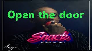 Andy Bumuntu - Snack (Lyrics Video)