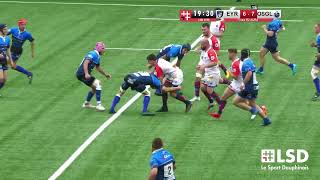 #Replay summary video of the victory of OSGL Rugby (ST-Genis Laval) vs Rugby-Club Eyrieux (37 -25)