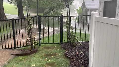 Storm drain overflow