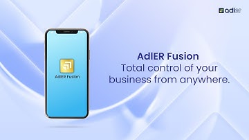 Run Your Business On the Move with AdlER Fusion. HR, Alerts, Approvals, Dashboards, All in One App!