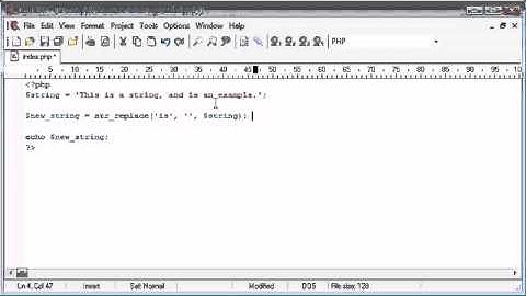 Beginner PHP Tutorial - 51 of 200 - String Functions Replacing Predefined (www. dynamicwebart.com)