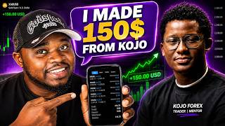 Breaking: I Made 150$ From Kojo forex Live Trade Today. Shocking News