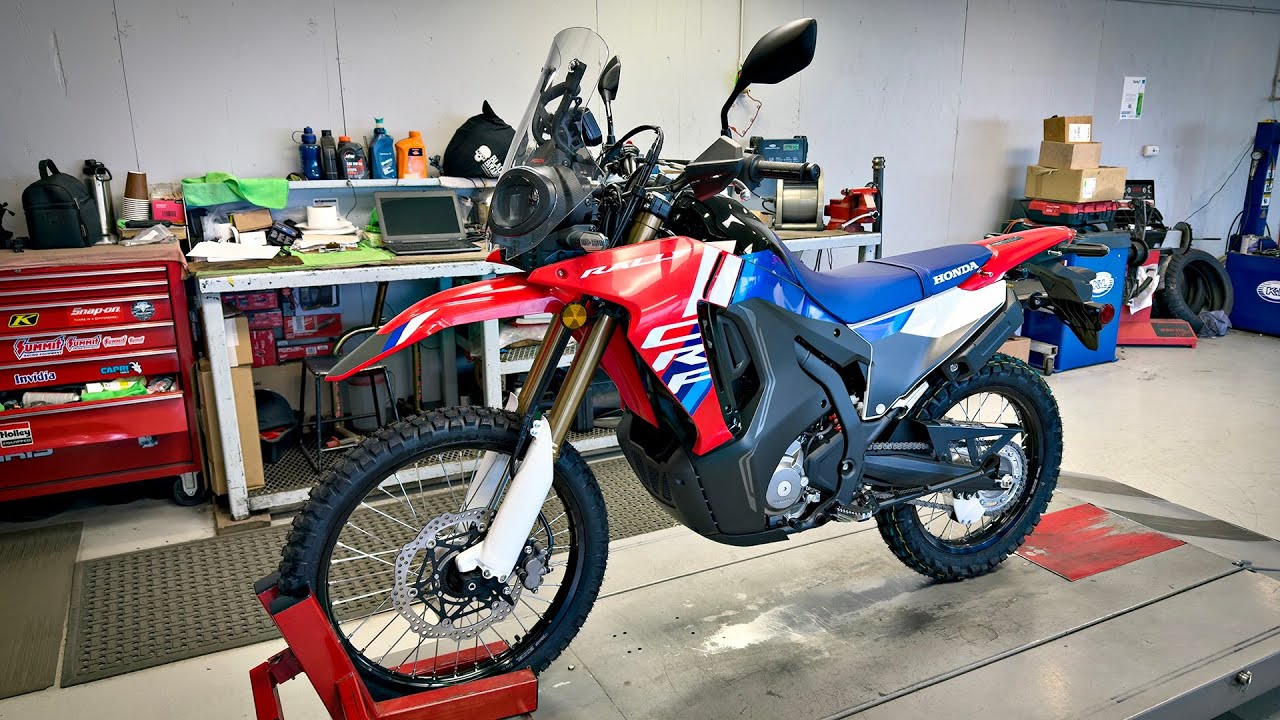 2025 Honda CRF300 Rally!! • ‘25 F3-T Fog Lights..! | TheSmoaks Vlog_3468