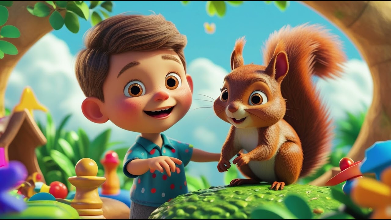 Джонни Джонни Да, папа – Игра в белку | Детские стишки и песенки