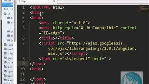 Angularjs - chương trình hello world
