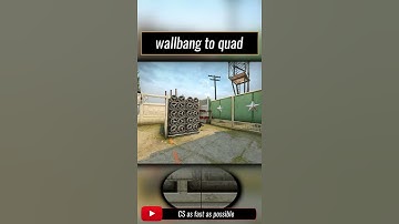 Cache: Wallbang to A quad | csgo #shorts