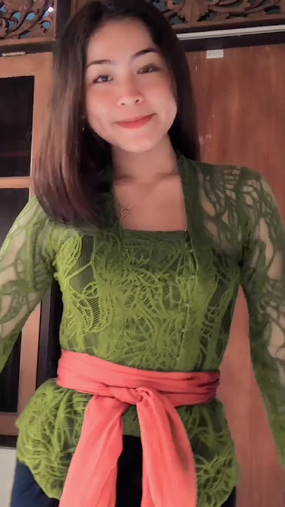 Gadis Bali Kebaya Hijau Cantik Parah #23 #shorts #short