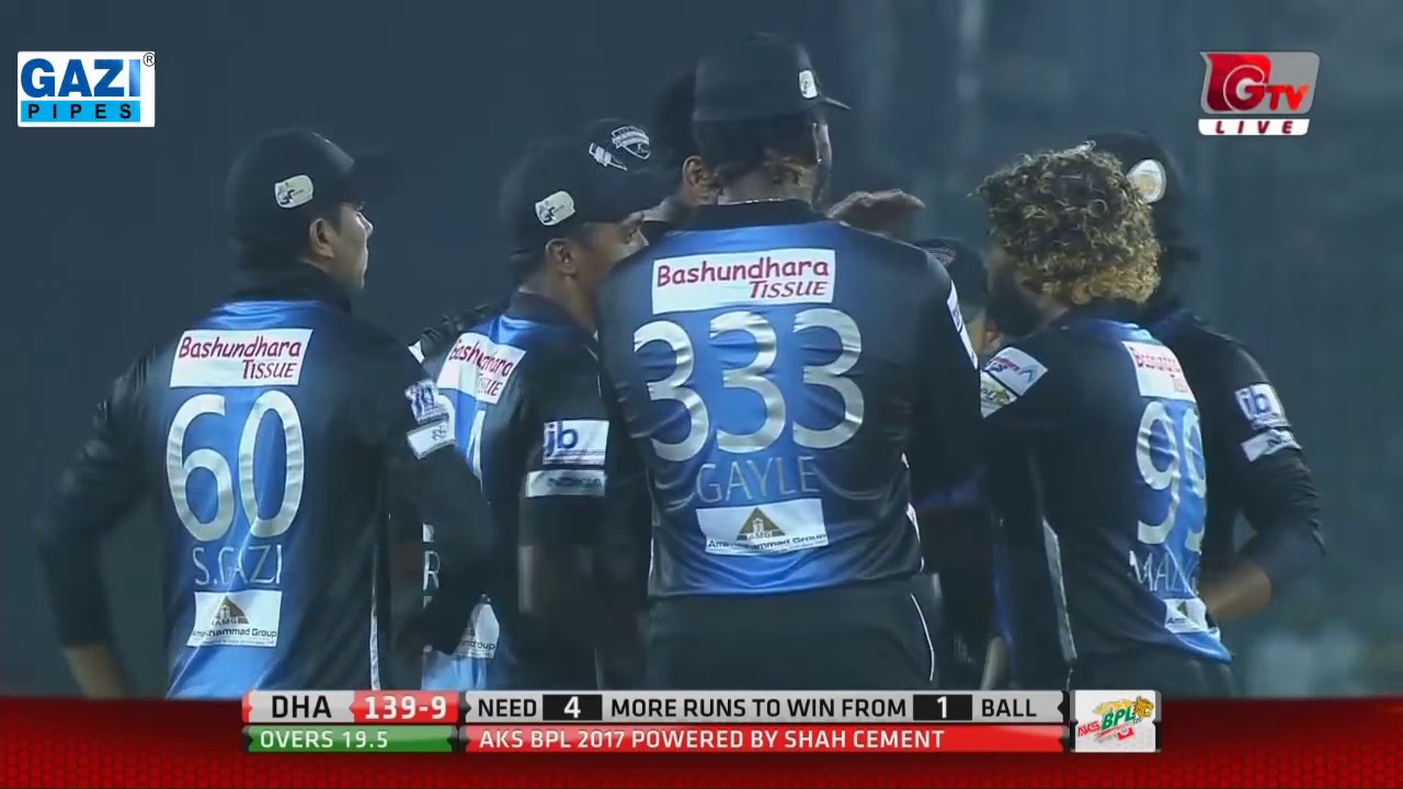 A Great Victory of Rangpur Riders against Dhaka Dynamites   Winning BPL