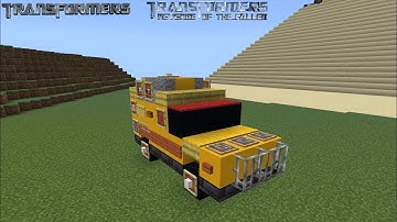 Minecraft - Transformers 1/2 Ratchet Tutorial!