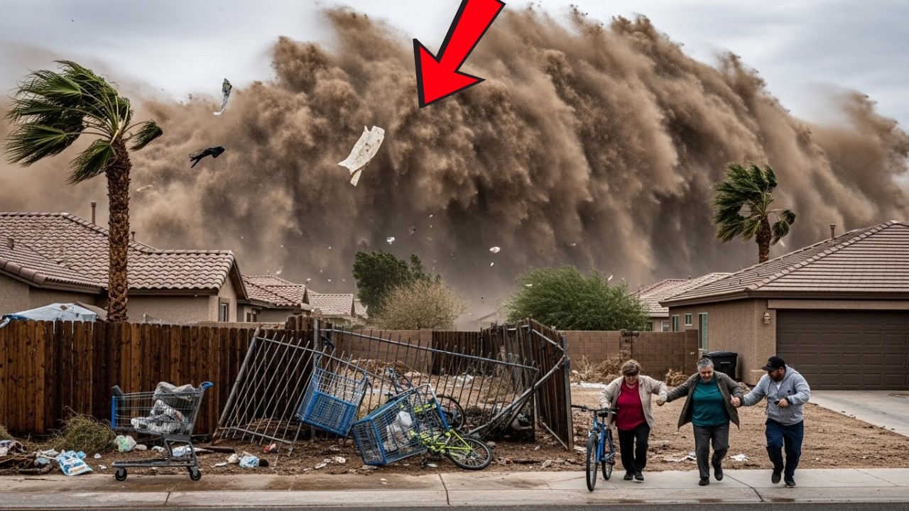 Mega Mud Tsunami Annihilates Las Vegas Strip in Minutes  Short Film