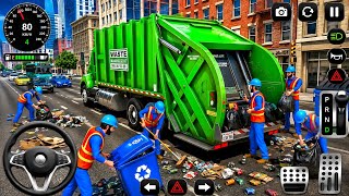 Garbage Trash Truck Realistic Driving 3D - City Road Garbage Dumper Truck Games - Android GamePlay screenshot 4