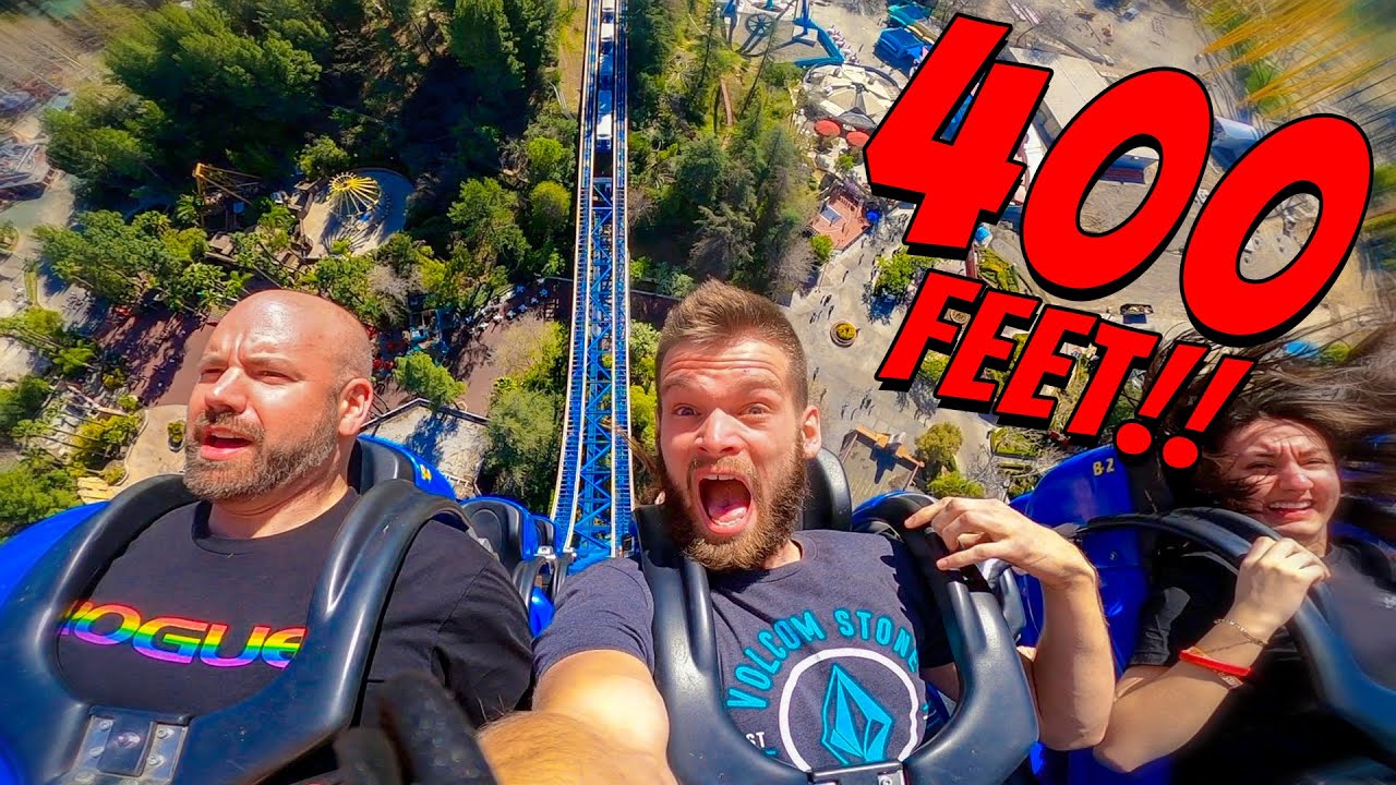 Riding The Most INSANE Roller Coasters at Six Flags Magic Mountain ...