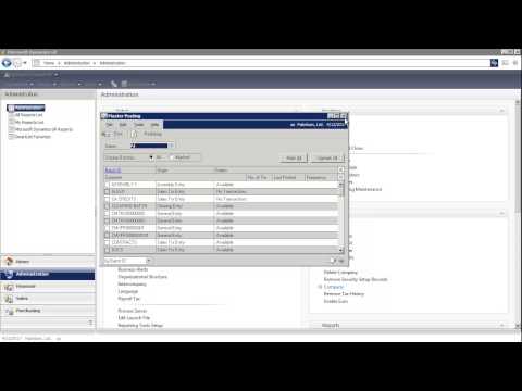 Microsoft Dynamics GP - Different Ways to Post a batch