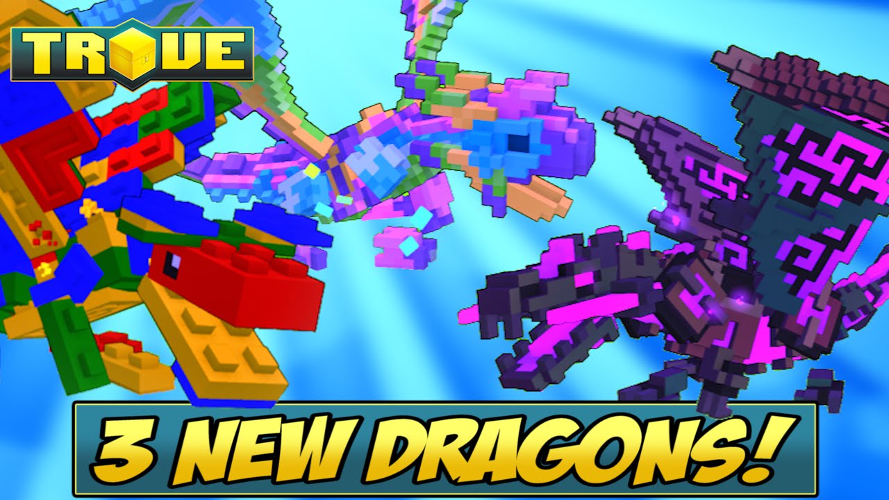 How to Get the NEW Pinata Dragon, Everdark Dragon, Lego Dragon in Trove
