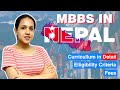 Mbbs admission in nepal 2022 i fees eligibility criteria  admission process for indian students