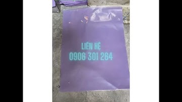 In túi Zipper may mặc đựng quần áo bằng công nghệ in ống đồng