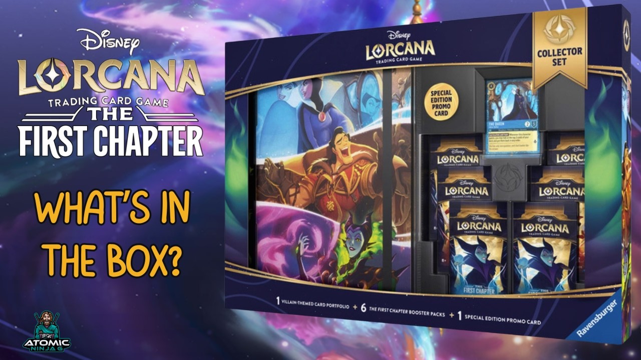 lorcana trading card game the first chapter gift set those sets are busted Add more glimmers to your crew with The First Chapter booster packs filled with 12 randomized cards Lorcana First Chapter Gift Set