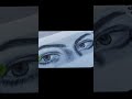 Diy beautiful human eyes tutorial short video beautiful sketch art 💖🎀👌✨️👍 #eyesketch #sketchartist