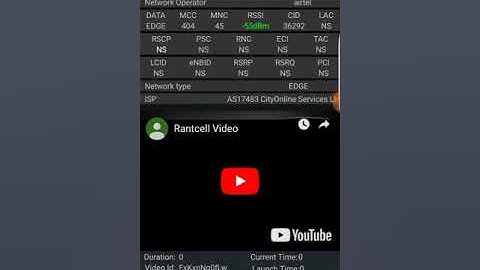 RantCell - Video Stream Testing