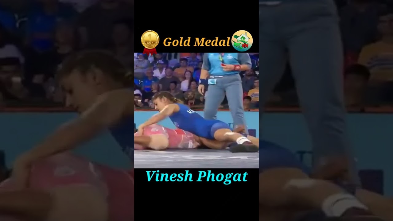 VINESH PHOGAT 🇮🇳 GOLD Medal Win CWG 2022   Vinesh Phogat CWG 2022 Final Gold Medal winning moment