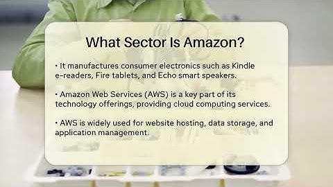 What Sector Is Amazon? - Talking Tech Trends