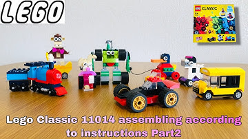 Lego Classic 11014 assembling according to instructions Part2