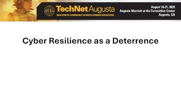 Cyber Resilience as a Deterrence