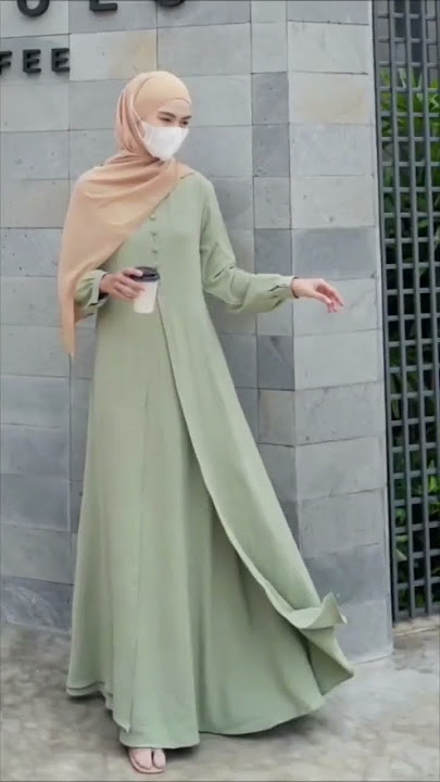Kombinasi warna hijab untuk dress sage #shorts