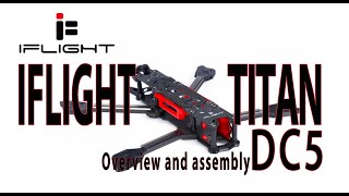 iFlight TITAN DC5 222mm 5Inch Carbon Fiber Frame Kit Compitable with DJI Air Unit For FPV Racing