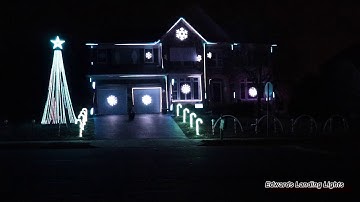 2019 Christmas Light Show -  Carol of the Bells by Lindsey Stirling