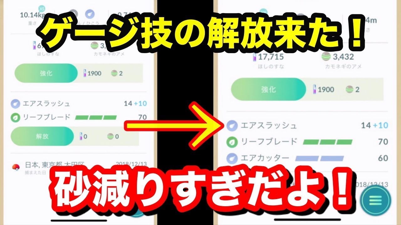 ポケモン go 技 解放