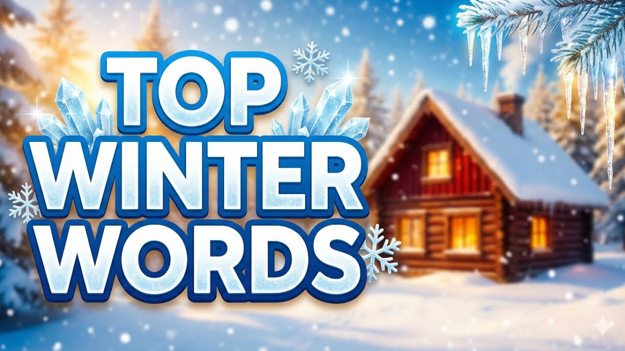 Top Winter Vocabulary You Need! ❄️✨