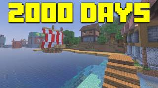 This is what 2000 Minecraft Days looks like